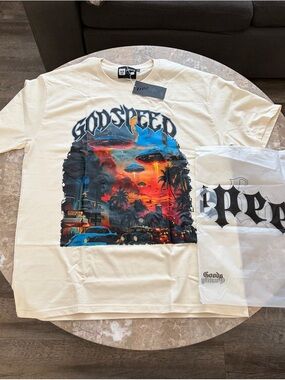 Godspeed 2XL ‘Miami UFO’ T-Shirt